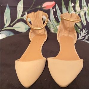 Strappy Pointed Toe Flats